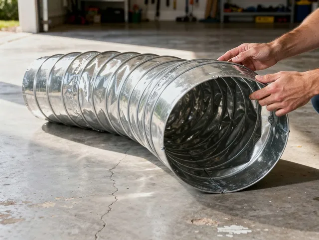 Port St. Lucie Dryer Vent Cleaning specialist using advanced equipment for thorough duct cleaning in Port St. Lucie