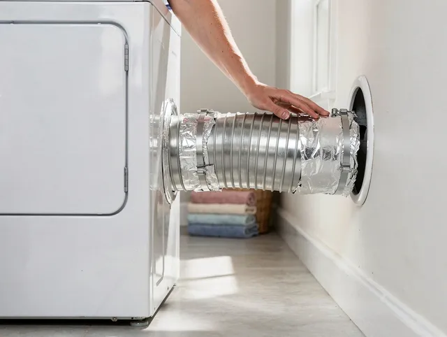 Professional dryer vent hose installation by Port St. Lucie Dryer Vent Cleaning in Port St. Lucie