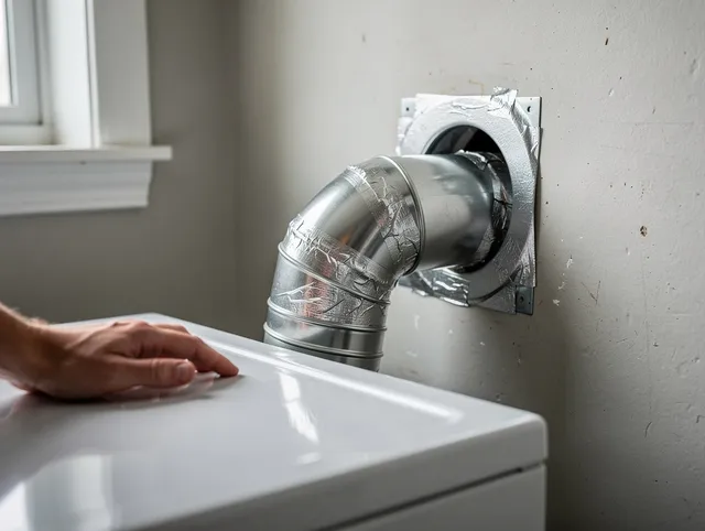 Port St. Lucie Dryer Vent Cleaning expert performing professional dryer vent repair and installation in Port St. Lucie